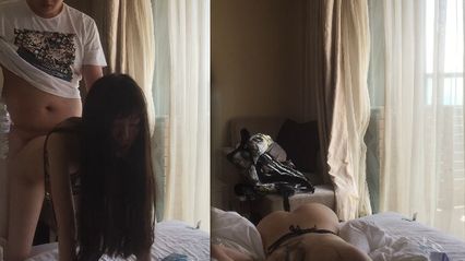 真实感情侣自拍 小情侣在床上后入私拍，男友猛力抽插到女友直到她高潮瘫软