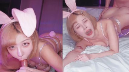 台湾巨乳福利姬 婉婉儿 cosplay 性感兔女郎 像只母狗深喉口交舔舐肉棒 主动&#039;上位骑乘式榨精